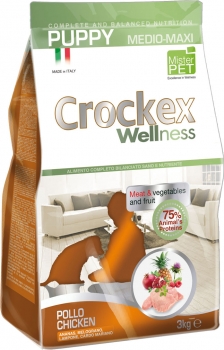 Корм Крокекс для щенков средних и крупных пород (Crockex Puppy Medium-Maxi Chicken & Rice)