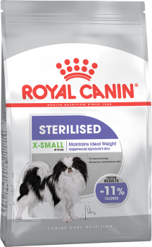 Корм для собак Royal Canin X-Small Sterilised (для стерилизованных собак миниатюрных размеров)