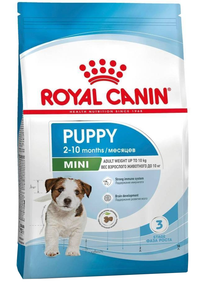 Корм для щенков Royal Canin Mini Puppy (для щенков мелких пород от 2 до 10 месяцев)