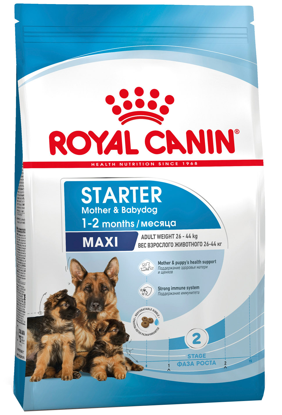 Корм для собак Royal Canin Maxi Starter (для щенков крупных пород до 2 месяцев)
