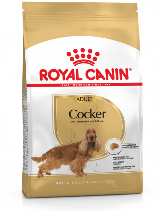 Корм для собак Royal Canin Cocker Adult (Роял канин для кокер-спаниеля, взрослые)
