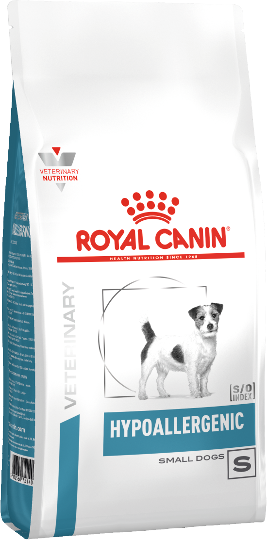 Лечебный сухой корм для собак Royal Canin Hypoallergenic Small Dog, Гипоаллердженик смолл дог (пищевая аллергия, для собак мелких пород)